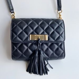 Brand new Calvin Klein leather quilted crossbody handbag